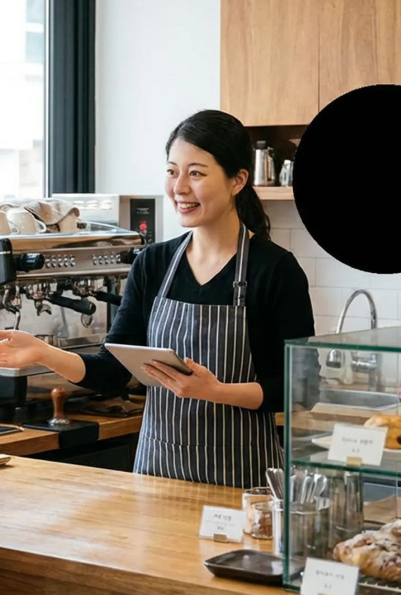 매장을 운영하는 사장님 예시 1